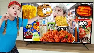 Mukbang Fire Spicy Noodle Tteokbokki Convenience Store by HIU 하이유
