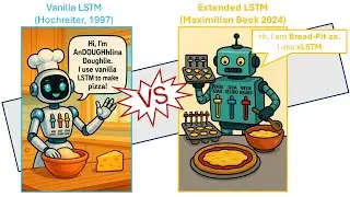 LSTM vs xLSTM &ndash; Easily Explained with a Pizza Robot