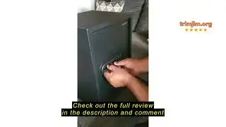 Review Amazon Basics Steel Home Security Electronic Safe with Programmable Keypad Lock for Documents