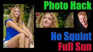 Photography Hack -- Photographing in Bright Sun and making the subject not Squint -- By Kirk Voclain