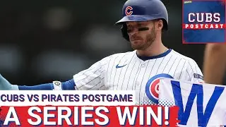CUBS POSTCAST: Dansby Swanson drives in 2 of the Chicago Cubs 4 runs, leads them to a series VICTORY