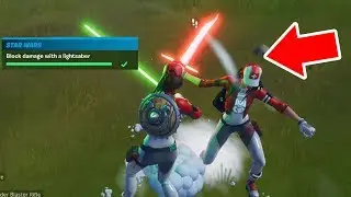 Block Damage with a lightsaber Fortnite