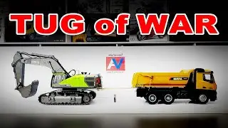 RC Tug of War - Construction Toys |   HUINA 1593 vs 1582