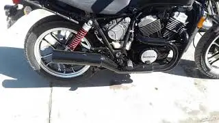 Honda VT500FT Ascot Ported Engine and Powerchamber Bypass/Delete Exhaust Sound Sample