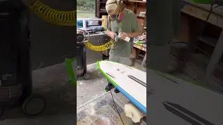 TRIPLE FINBOX REPAIR with paint match and blended clear coat. #dingrepair #diy #surfing