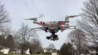 Phantom 2 (v2) with Retracts Flight (watch in HD!) - see notes