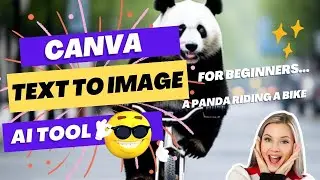 Canva Free Text To Image AI Generator Tool for beginners🎨