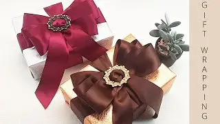 ПРЕЗЕНТЫ УПАКОВКА | ПОДАРОЧНАЯ КОРОБКА + ИДЕИ УКРАШЕНИЯ ЛЕНТЫ
