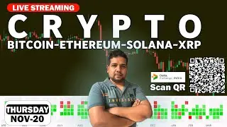 🚀Live Crypto Trading on Delta Exchange India || 20 NOV
