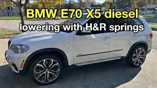 2008 BMW X5 (E70) Diesel Lowering H&R Spring