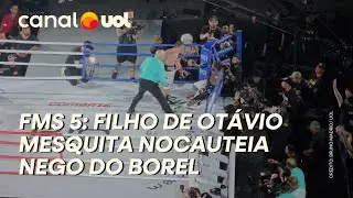 FMS 5: FILHO DE OTÁVIO MESQUITA NOCAUTEIA NEGO DO BOREL, QUE RECEBE ATENDIMENTO NO RINGUE