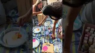 painting bikini boxes 🌊☀️ #aesthetic #girl #friends #summer #beach #bikini