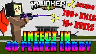 KRUNKER 40 player in INFECT mode (ZOMBIED_DAY)
