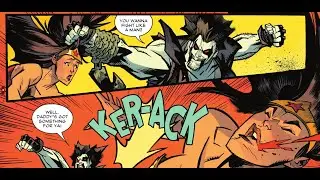 Lobo Humiliates Wonder Woman  [D.C. K.O.]