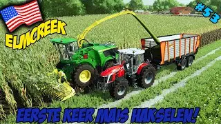 'EERSTE KEER MAIS HAKSELEN!' Farming Simulator 22 Elmcreek #53