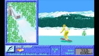 The Games: Winter Challenge - Intro and ski jump practice