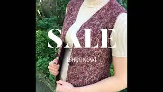 When Silk and Wool Combine Theme, Merino Wool Felt Vest with Button | By Favbrella