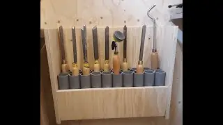 Making a tool holder for my woodturning tools