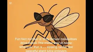 Random Thursday// fun facts about mosquitoes you didn't know 🤔