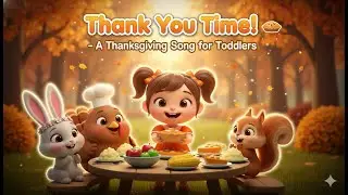 Thank You Time! 🦃 Thanksgiving Song for Toddlers | Gratitude & Fun Kids Nursery Rhyme