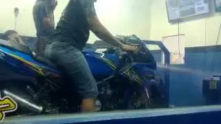 KAWASAKI RR 150 DYNO RUN FOR HP&TORQUE . REDSPEED MOTORSPORT KL