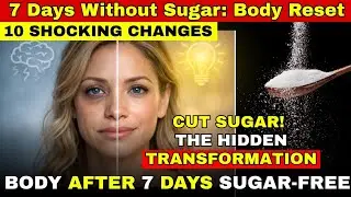 What Happens To Your Body When You Cut Sugar For Just 7 Days | Diabetes| Anti Aging Secrets