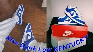 Nike Dunk Low KENTUCKY Review + On Feet *Bonus Clip*