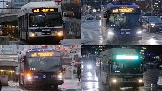 NYCT Bus: 40-Foot Bus Action on the Bx6 and Bx6 Select Bus Service at Yankee Stadium (January 2026)
