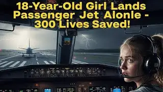 18-Year-Old Girl Lands Passenger Jet Alone &ndash; 300 Lives Saved!