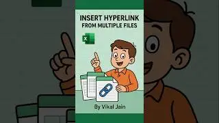 Insert hyperlinks from multiple files #excel #dataanalysis #hyperlinks