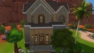 Sims 4 Speed Build + CAS - Cliff Side Crest