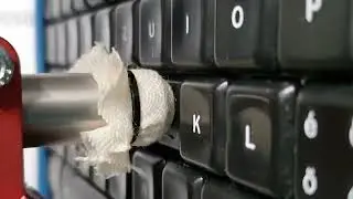 Keyboard Test With  TRIBOTOUCH Hand Abrasion Simulator #machine  #manufacturing #factory  #supplier