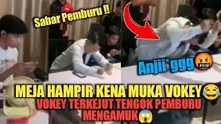 VOKEY TERKEJUT TENGOK PEMBURU MENGAMUK😱 MEJA HAMPIR KENA MUKA VOKEY😂 PUBG MOBILE