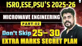 Score 25+ Extra Marks! Microwave Engineering Strategy for ISRO, ESE, PSUs | Directional Coupler