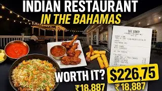 Indian Restaurant in Bahamas 🇧🇸 | food Review + Restaurant Tour in Tamil | Worth $226.75? 🍛