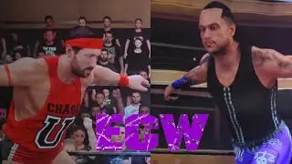 EXTREME CHAMPIONSHIP WRESTLING. SUPER HEAVYWEIGHT SHOWDOWN DUKE HUDSON VS DAMIEN PRIEST!!!