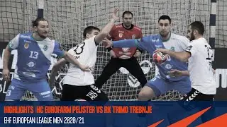 HIGHLIGHTS | HC Eurofarm Pelister vs RK Trimo Trebnje | Round 6 | EHF European League Men 2020/21
