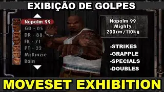 Napalm 99 - Moveset exhibition (URBAN REIGIN - PS2) *New edit