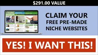 How To Get 3 Premade Affiliate Niche Websites For Free (Download Now)