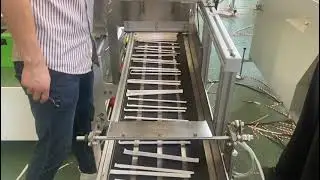 High Productivity Paper Drinking Straw Packing Machine with Label Printing