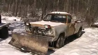 73 dodge w200 & 01 f250 cold start