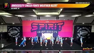 Предупреждение о погоде для команды University Cheer Force | Чемпионат Сакраменто Спирит 2025