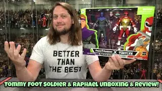 Power Rangers/TMNT Lightning Collection Foot Soldier & Raphael Unboxing & Review!