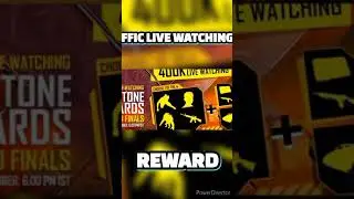 FFIC LIVE WATCHING REWARDS ||400K LIVE WATCHING COMPLETE||#Shorts #ffic #freefirechampionship2021