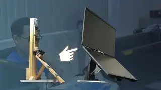 DIY Dual Vertical Monitors stand (it can fold!)