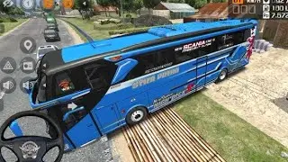 DANGEROUS SINGLE ROAD BUS DRIVE | SKY BLUE BUS ON MOUNTAINS | پارٹ 2 &ndash; خطرناک سنگل روڈ بس ڈرائیو