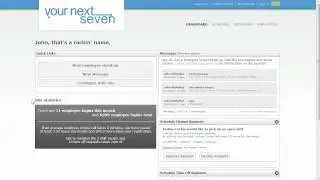 Employee Scheduling - Dashboard Tour - YourNextSeven.com