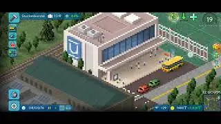 Игра TheoTown с 19 уровнём.