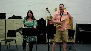 Sax and French Horn   Nick and Christine