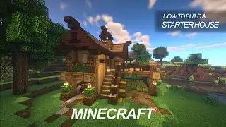 Minecraft: Starter House Tutorial| How to build a Survival House